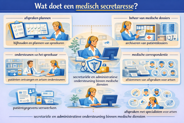 Alles over het beroep medisch secretaresse Wat doet een medisch secretaresse